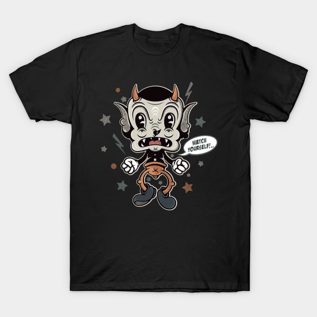 Watch Yourself! T-Shirt by laserblazt